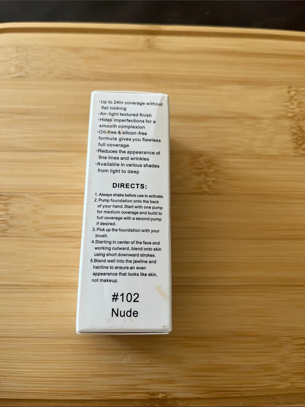 Beauty Glazed White Liquid Foundation - Lightweight Natural Finish